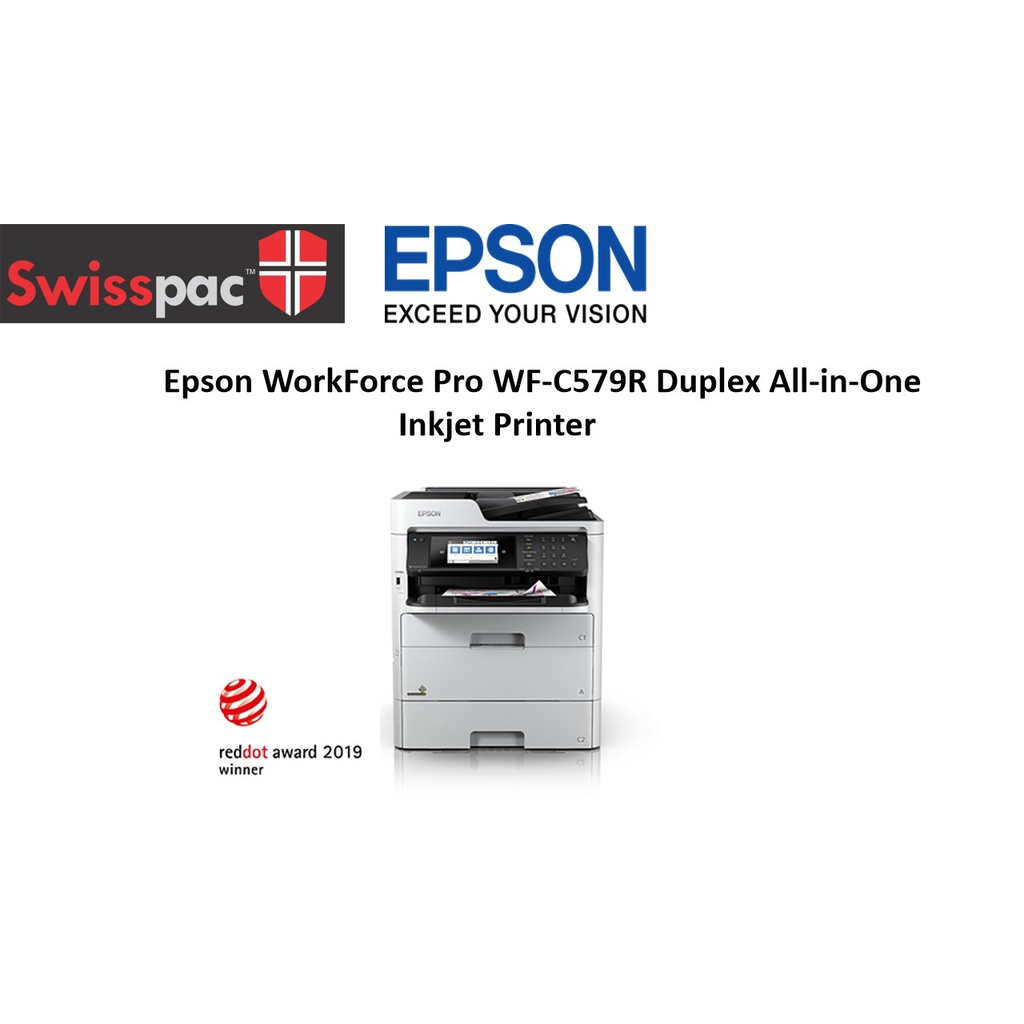 Epson Workforce Pro Wf C579r Duplex All In One Inkjet Printer Shopee Malaysia 5410