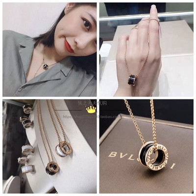 Daily Live Deal Bvlgari B Zero1 Necklace With 18 Kt Rose Gold Chain And Black Non Ceramic Gift Set Shopee Malaysia