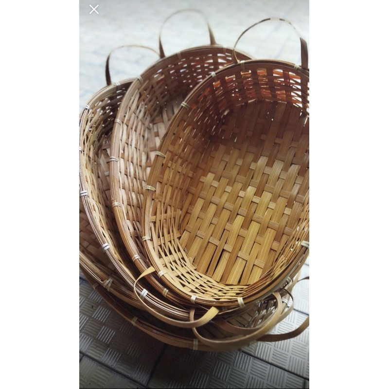 Buy Min Order 3 Final Clearance Wholesale M Rattan Rotan Fruit Buahan Gift Basket Bakul Besar Ready Stock Seetracker Malaysia