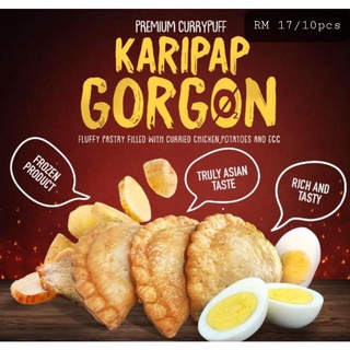 Karipap Gorgon Karipap Premium Karipap Frozen Karipap Sedap Delivery Only Shopee Malaysia