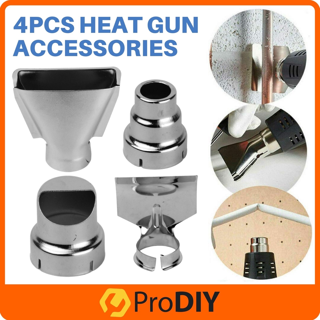 4Pcs Heat Gun Nozzles Accessories Kit DIY Shrink Wrap Hot Air Gun Accessories Tools