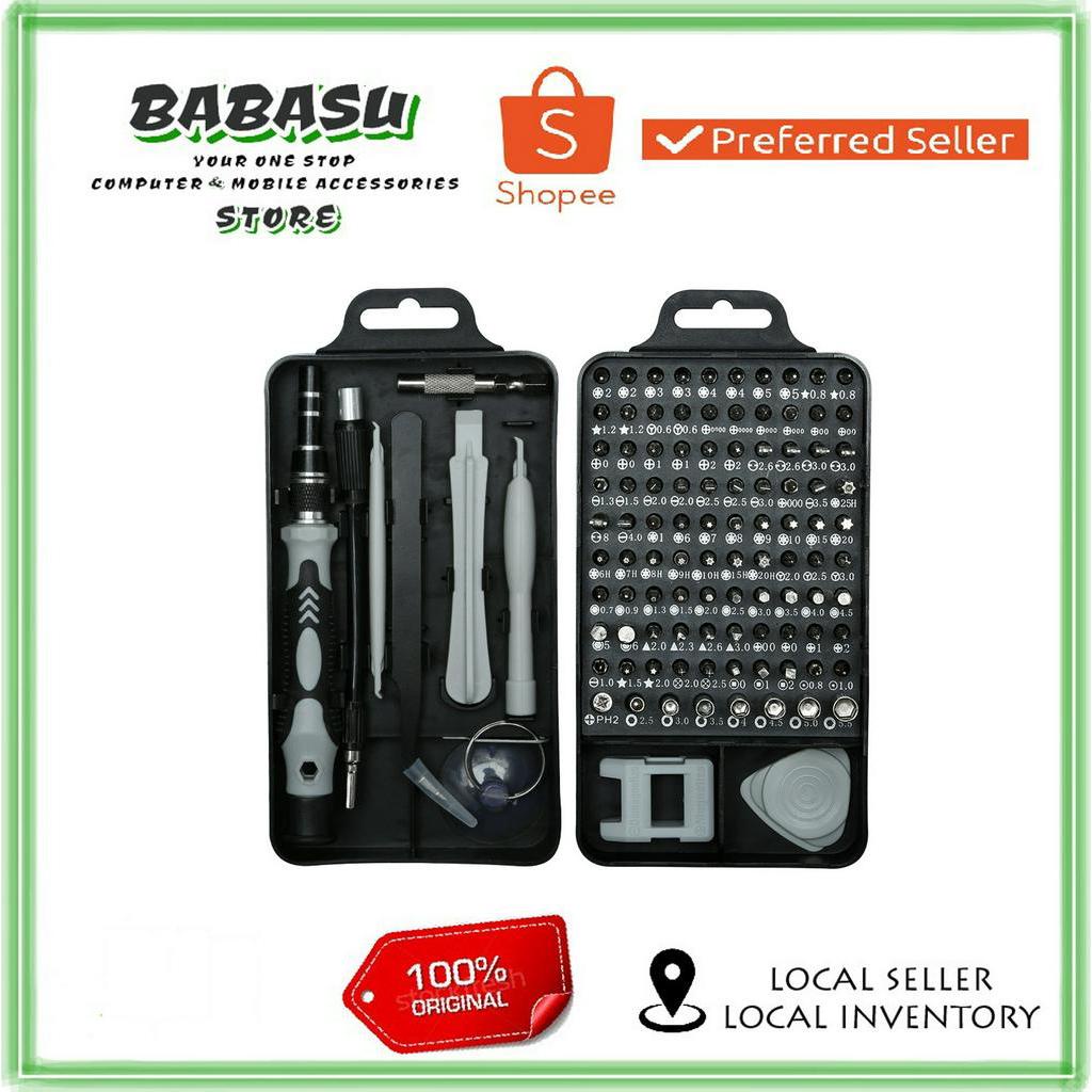 122 in 1 Laptop Repair Screw driver Set Computer Repair Kit, with 101