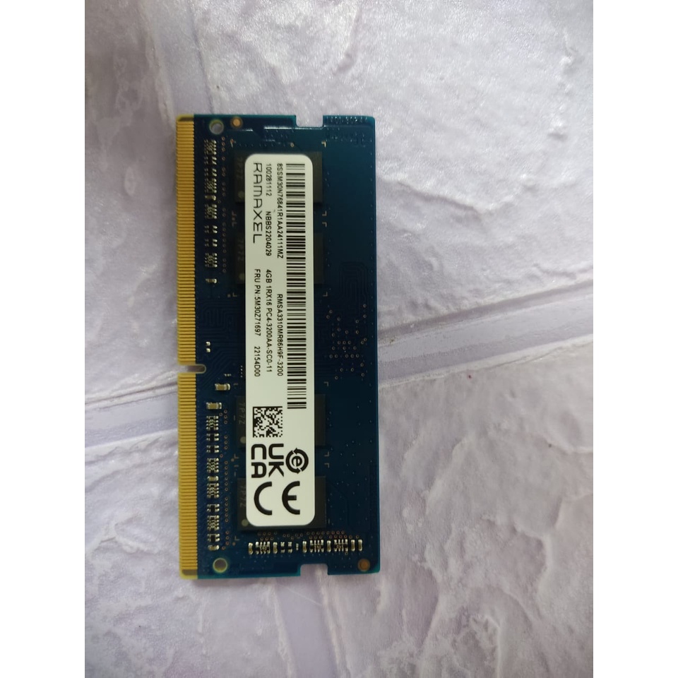 Ramaxel Rmsa3310mj86h9f 3200 4gb Ddr4 3200 Hz Sodimm Shopee Malaysia