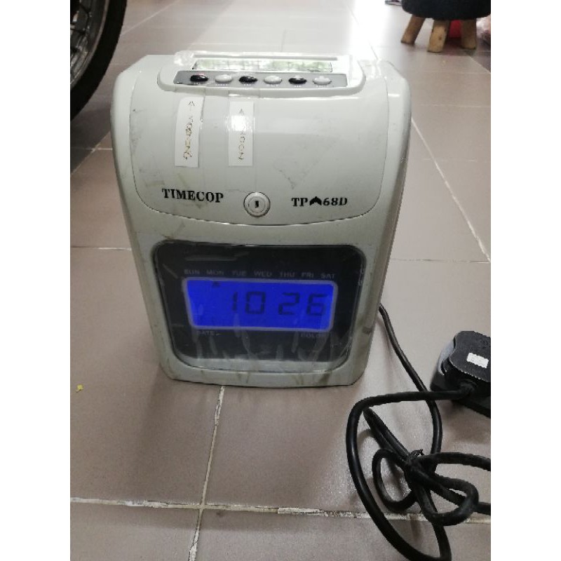 Punch card machine Timecop mesin punch attendance time recorder (2hand ...
