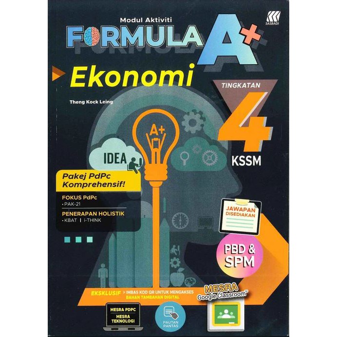 Modul Aktiviti Formula A Ekonomi Ting 4 Kssm Shopee Malaysia