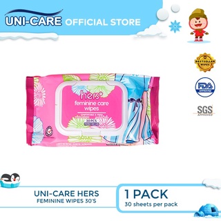 Uni-Care Hers Feminine Care Wipes (30's/Pack)