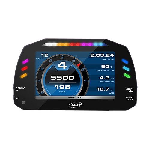 AIM MXS DATA LOGGING DASH WITH GPS 09 2M