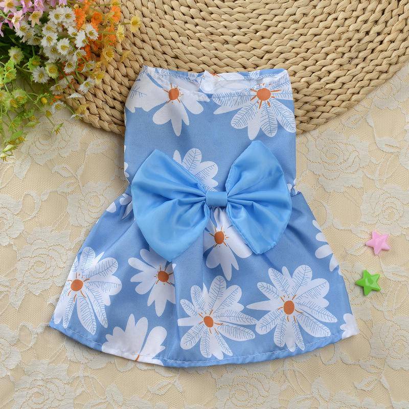 Have Reliable Dog dress Female Pet Cat Puppy Floral Princess Skirt Quality - Image 5