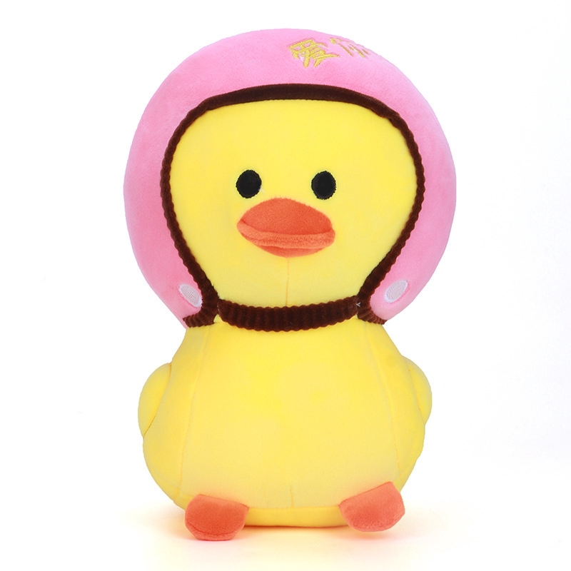 small yellow duck stuffed animal