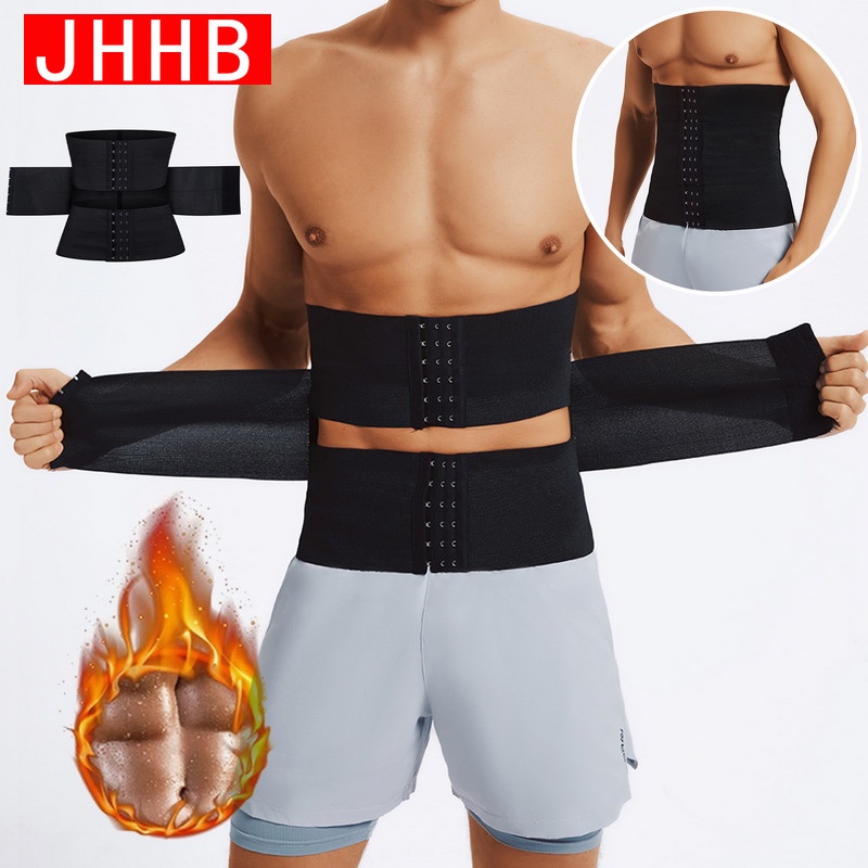 Men Slimming Body Shaper Waist Trainer Trimmer Belt Corset For Abdomen Belly Shapers Tummy Control Fitness Compression Shapewear