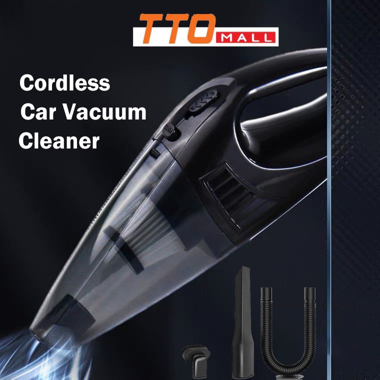 [TTO] Car Vacuum Cleaner 12V Wireless Portable Small Dry Wet Dual