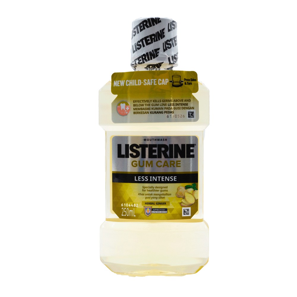 LISTERINE GUMCARE LESS INTENSE 250ML " EXPIRED DATE 01/2023 " Shopee