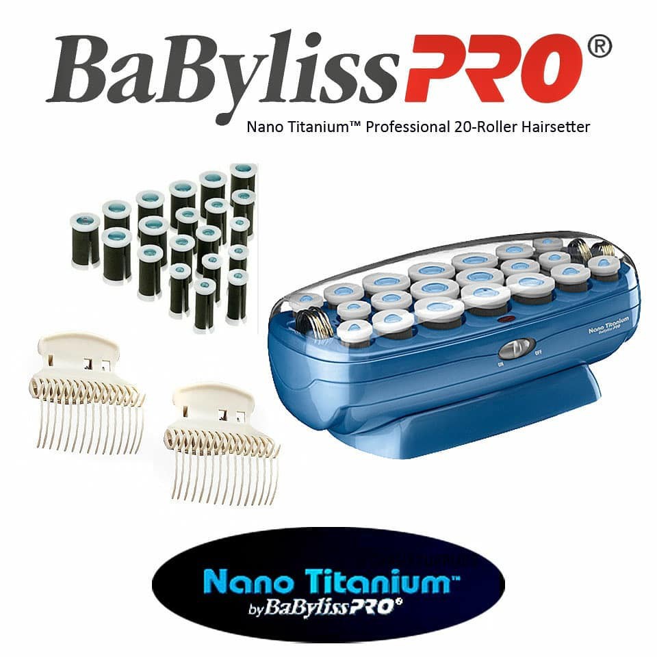 babyliss nano titanium rollers