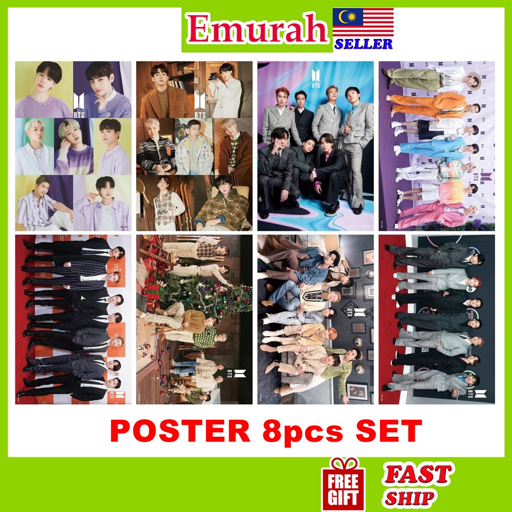 Buy Kpop Poster 8pcs Bts Butter Blackpink Nct Exo Enhypen Straykids Twice Got7 Seventeen Itzy Astro Txt Gd Wall Poster Paper Seetracker Malaysia