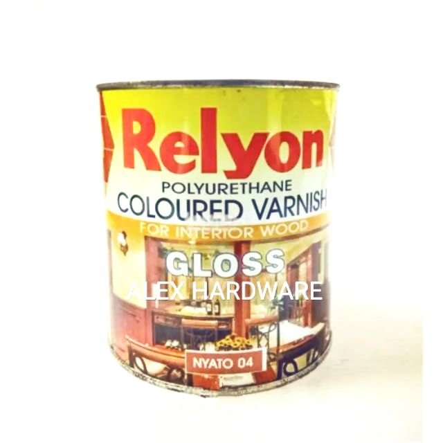 (Stock Clearance) RELYON Wood Varnish Paint; Cat Syelek Kayu | Shopee