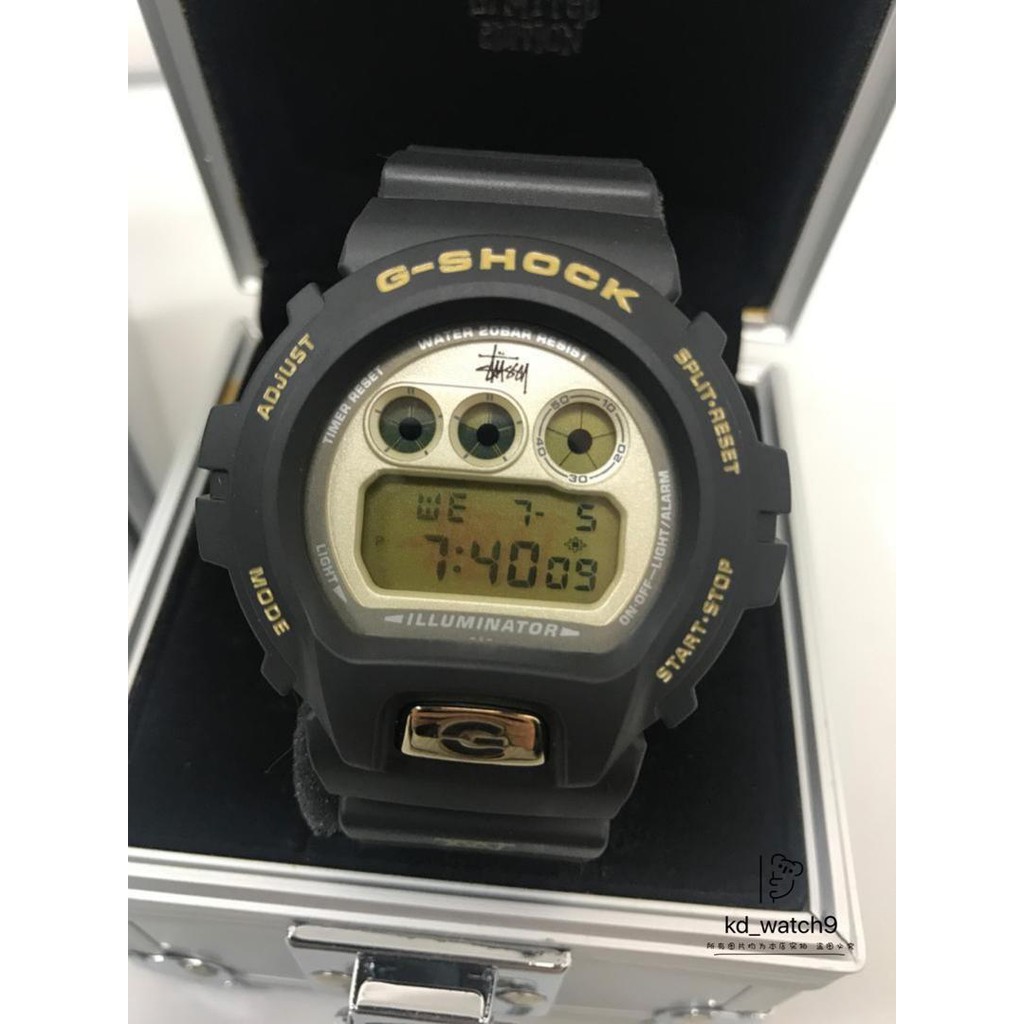 新品STUSSY ×G-SHOCK 25周年限定モデル DW-6900 - 腕時計(デジタル)