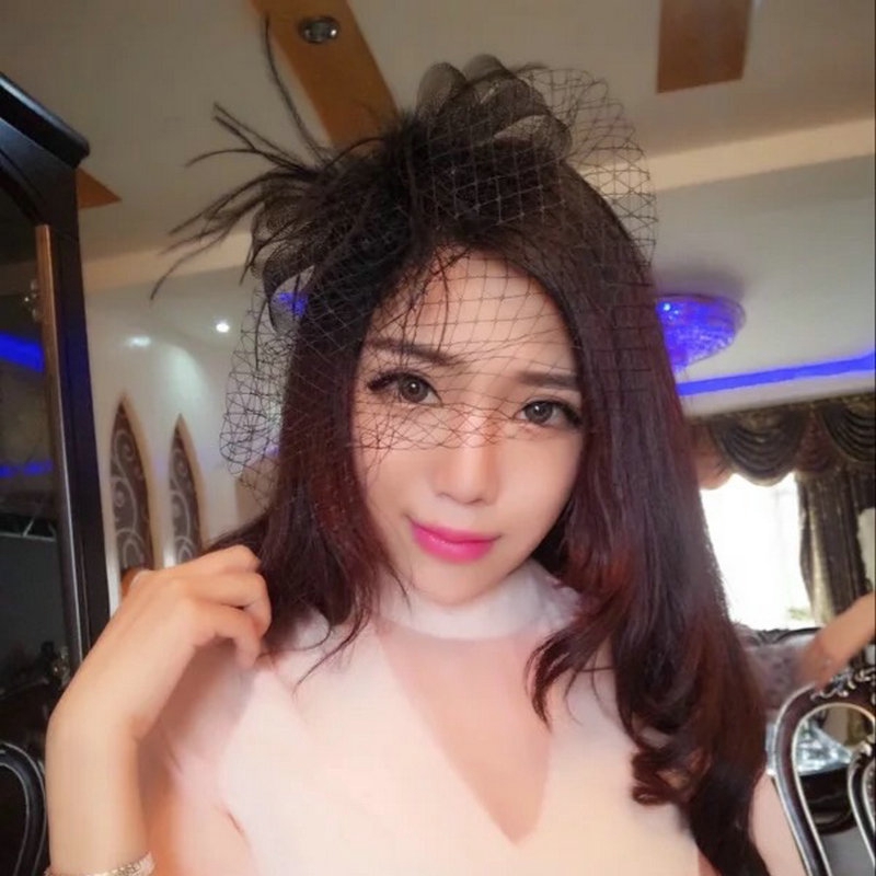 Big Lady Hair Accessories Headdress Jewelry Vintage Short Hair