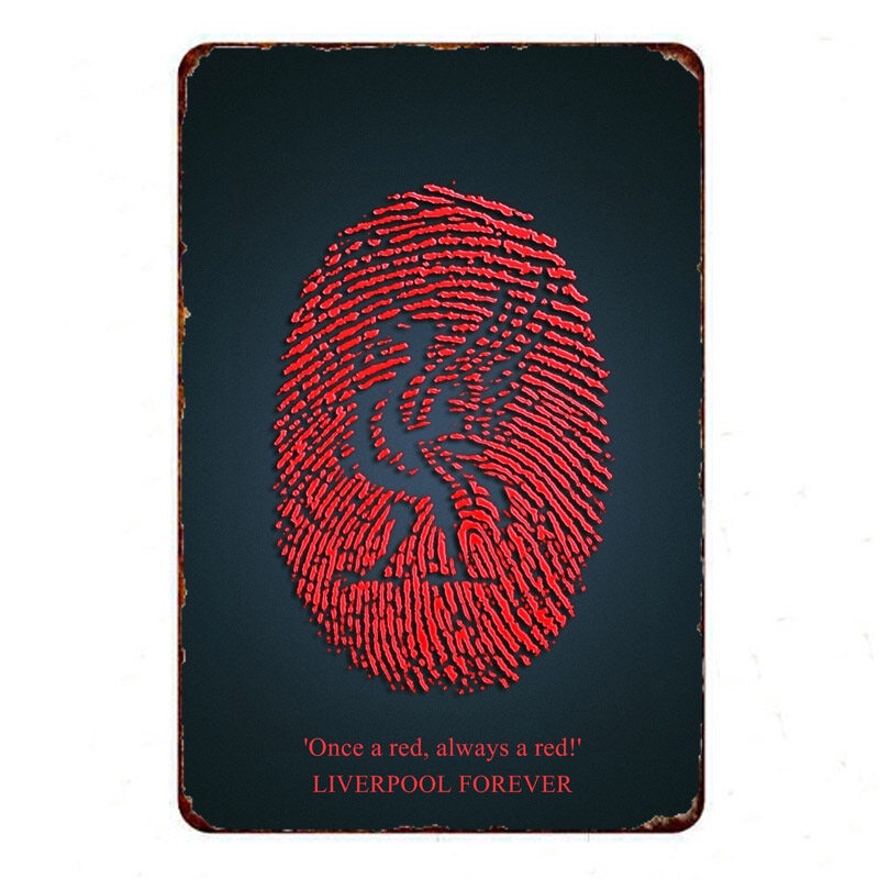 New When Forever Red Liverpool Forever Red Merchandise Wall Flag Art Accessories Championship Wallpaper Football Player Poster