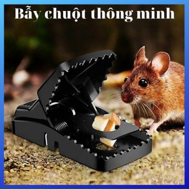 Super Sensitive Crocodile Jaw Smart Black Mouse Trap