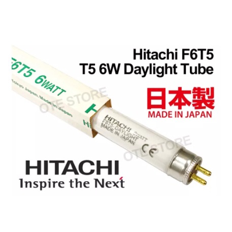 Hitachi F6T5/D T5 6W Daylight Tube (Made In Japan) | Shopee Malaysia