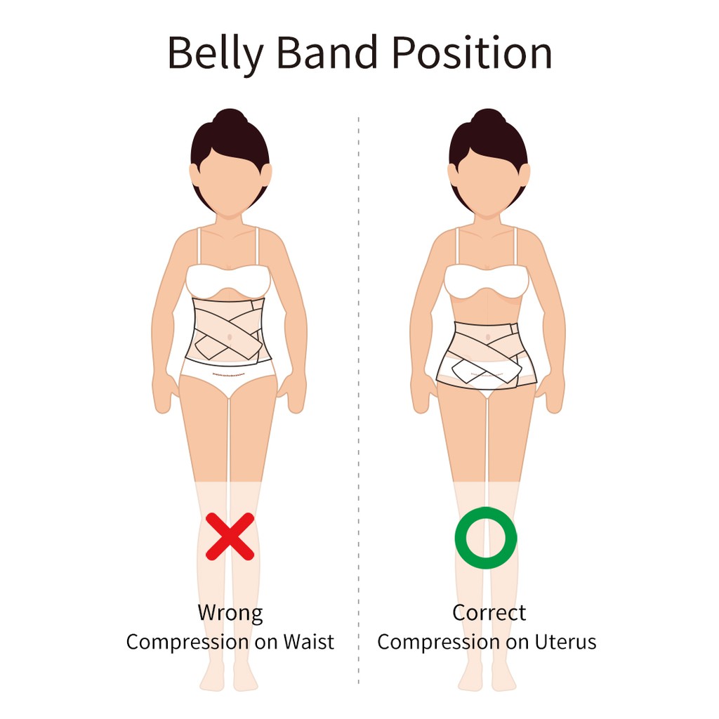 mamaway nano bamboo postnatal recovery & support belly band