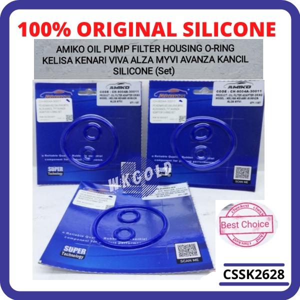 AMIKO SILICONE OIL PUMP FILTER HOUSING ORING KELISA KENARI VIVA ALZA