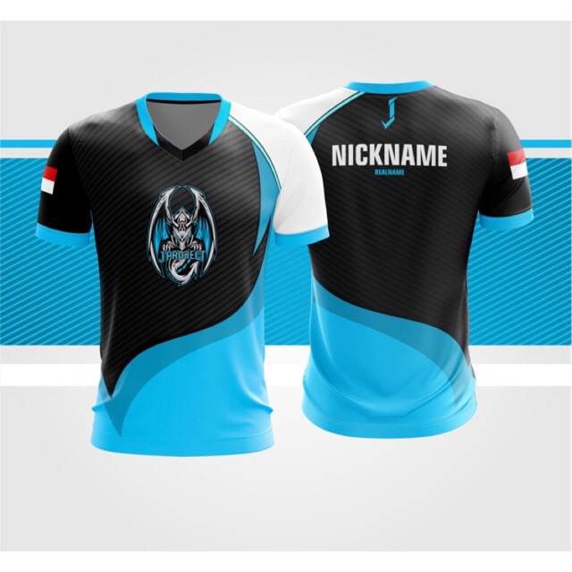 Jersey T Shirt Gaming Ff Free Fire Shopee Malaysia