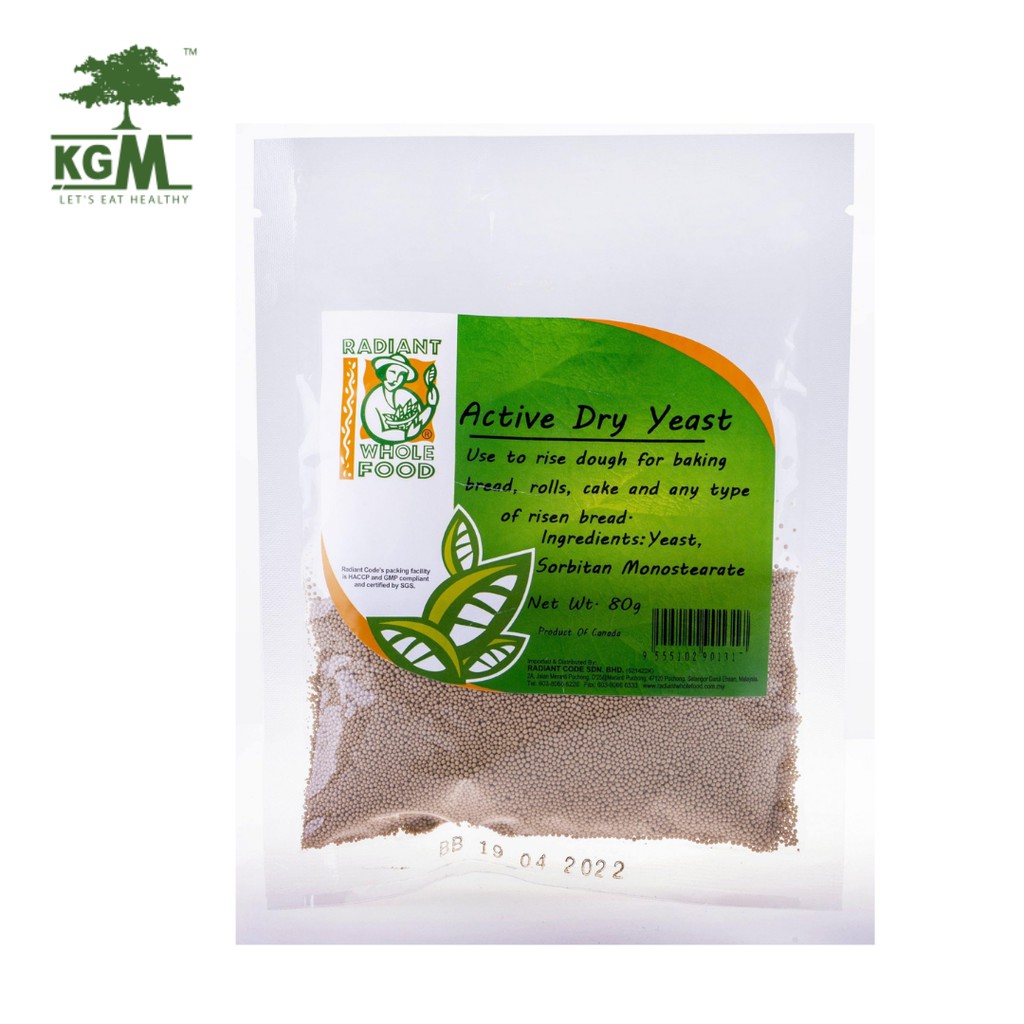 Radiant Active Dry Yeast 80g Shopee Malaysia