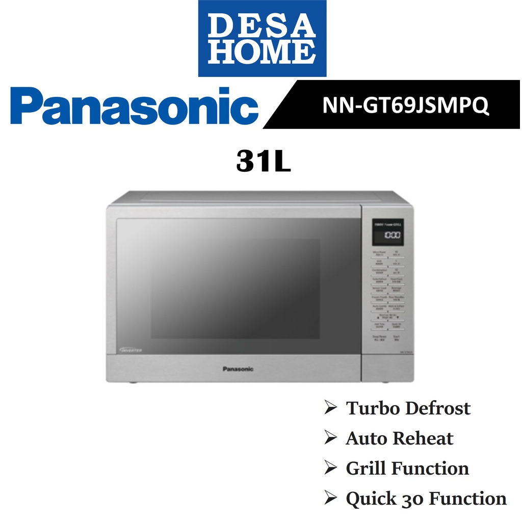 Panasonic Inverter Grill Microwave Oven (31L) NN-GT69JSMPQ