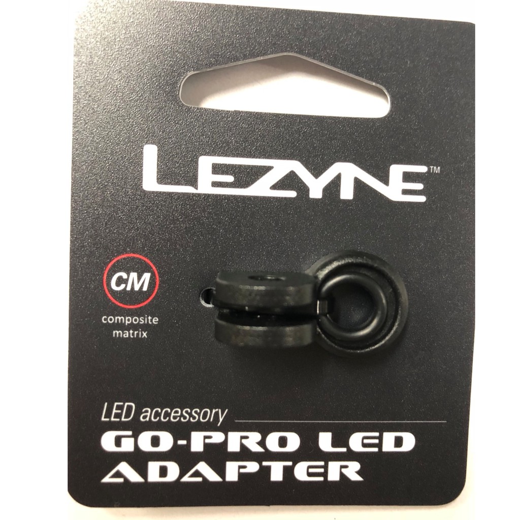 Lezyne Go-Pro LED Adapter Black