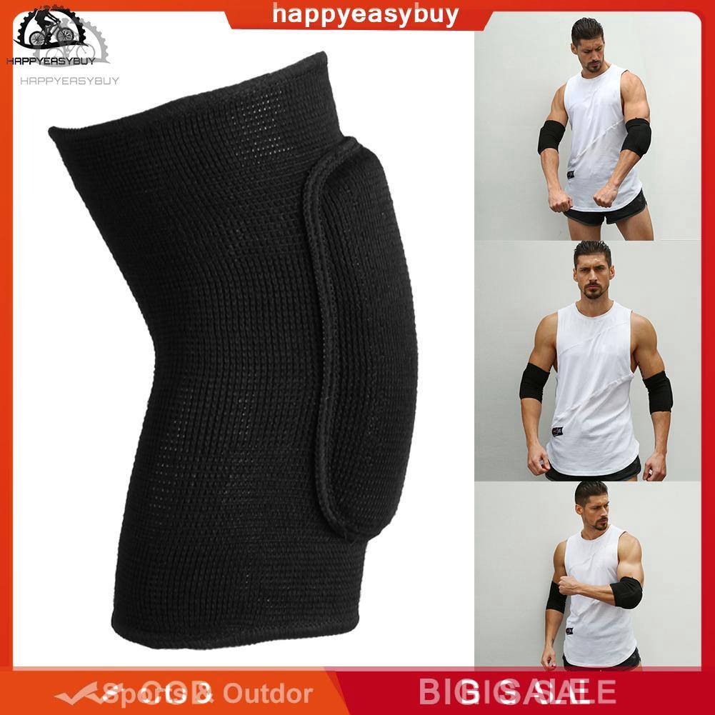 Elastic Elbow Knee Support Sports Knitted Sponge Protectors Elbow Pad ...