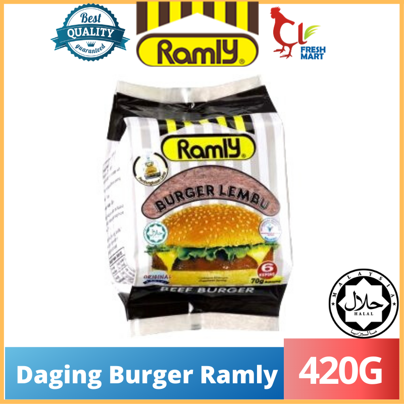 Harga Daging Burger Ramly 70g