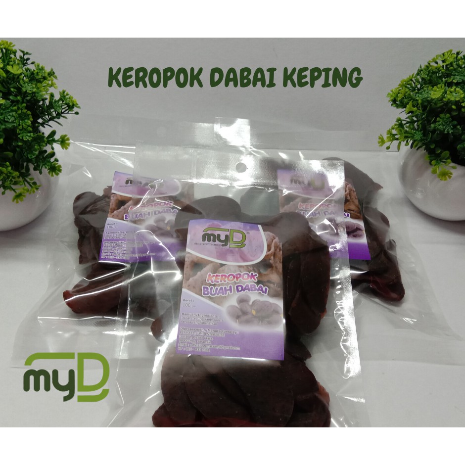 Keropok Dabai Keping - 100gm [ Brand : MyD ]