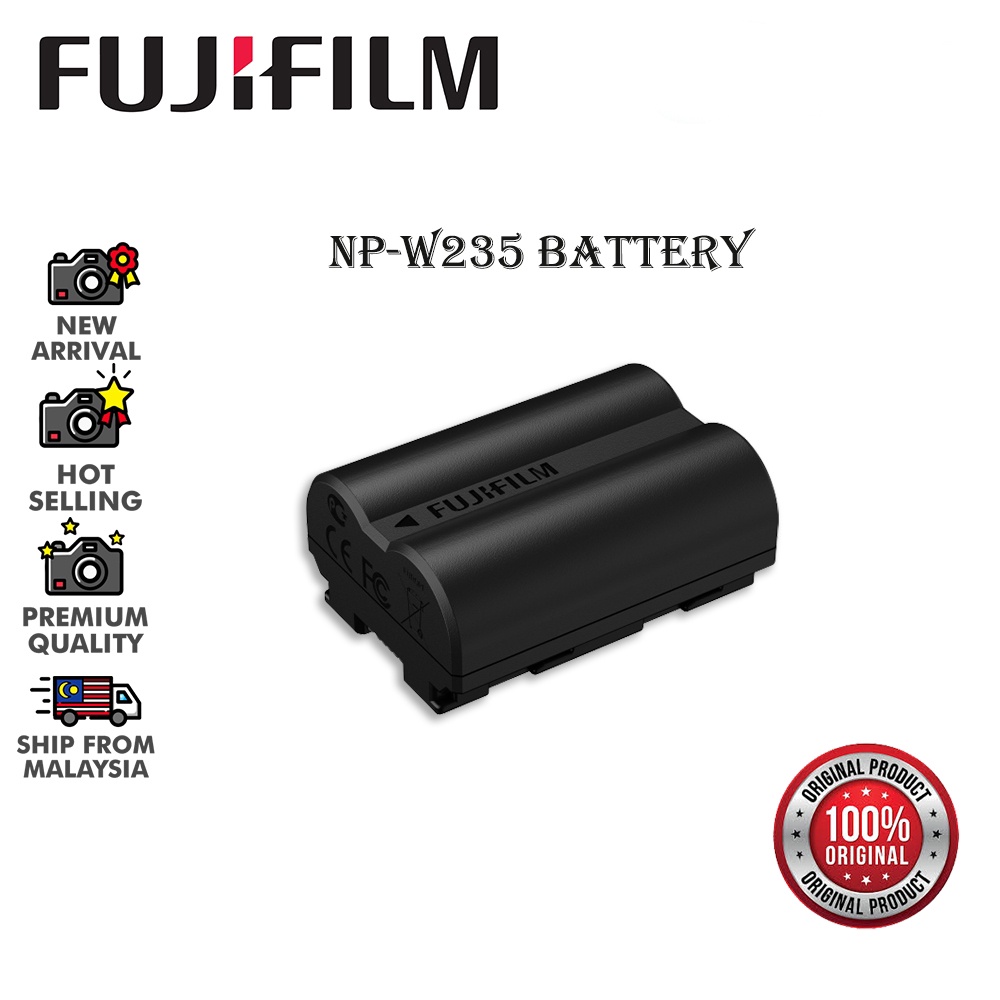 FUJIFILM NP-W235 RECHARGEABLE LI-ION BATTERY (No Box) | Shopee Malaysia