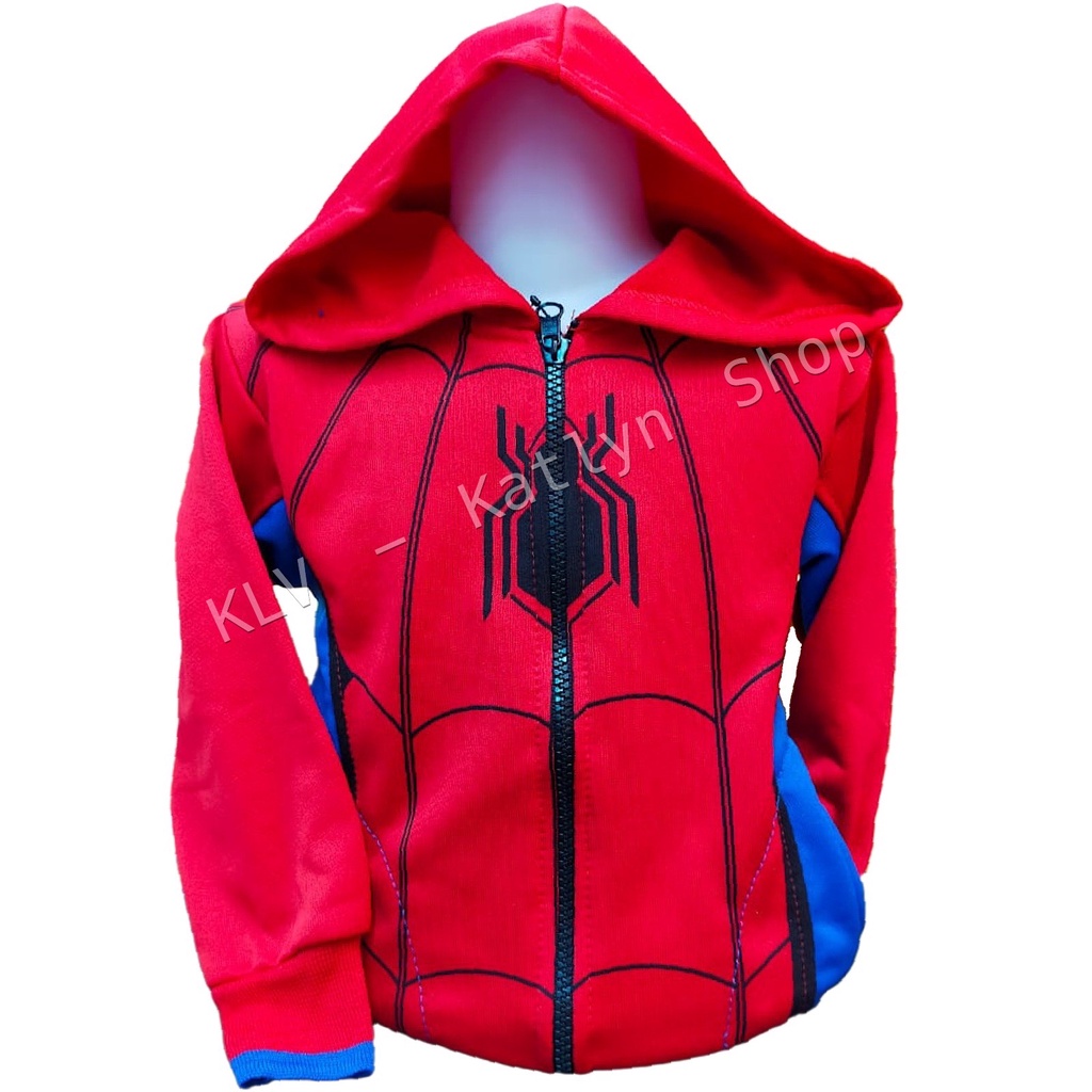 Klv SPIDERMAN Kids Superhero Boys Jackets - Kids Jacket | Shopee Malaysia