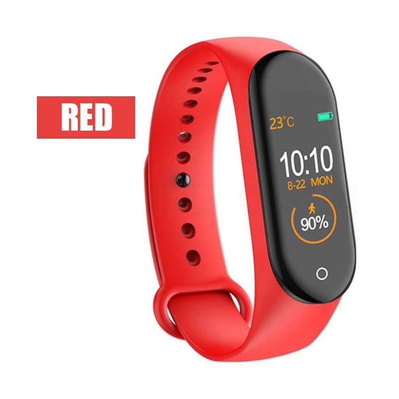 [[ FREE GIFT  M4 Bluetooth Smart Watch Fitness Tracker smartband Waterproof Bracelet watch