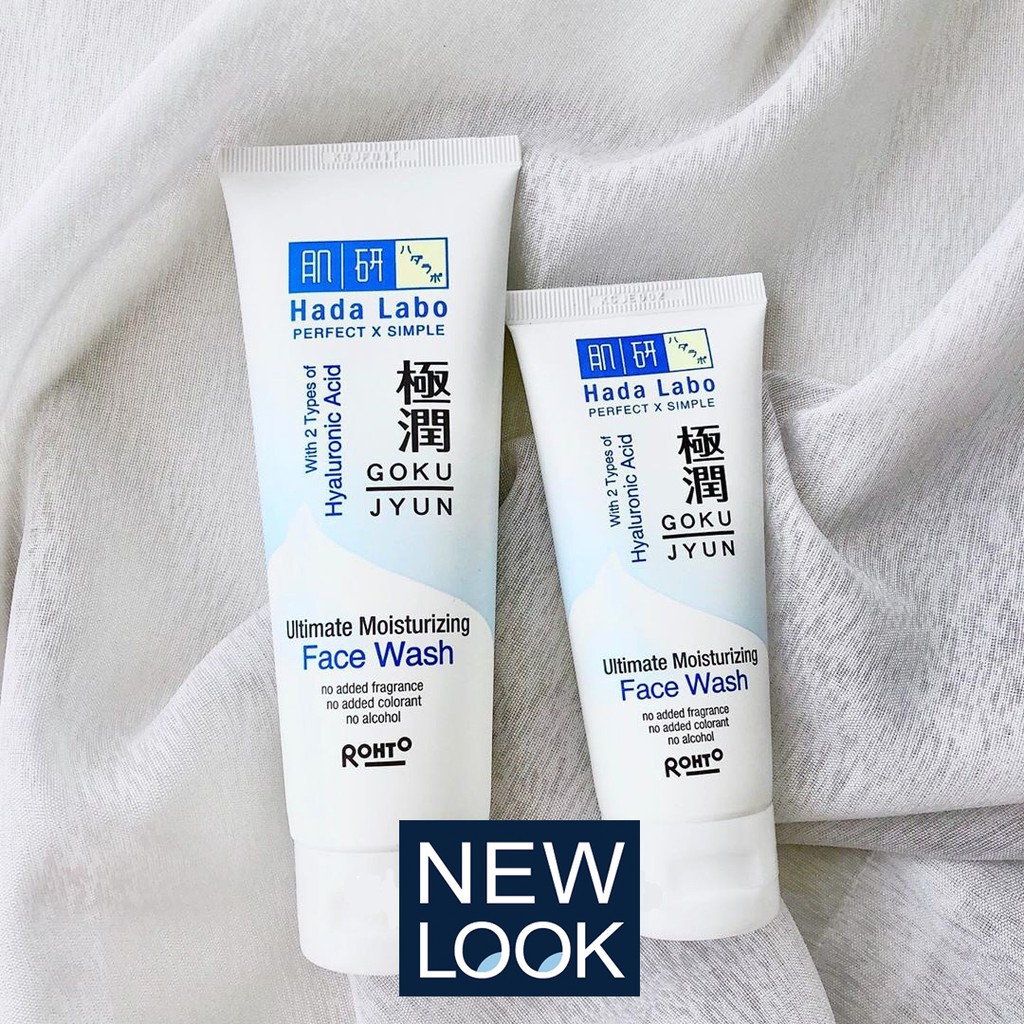 hada labo perfect x simple face wash