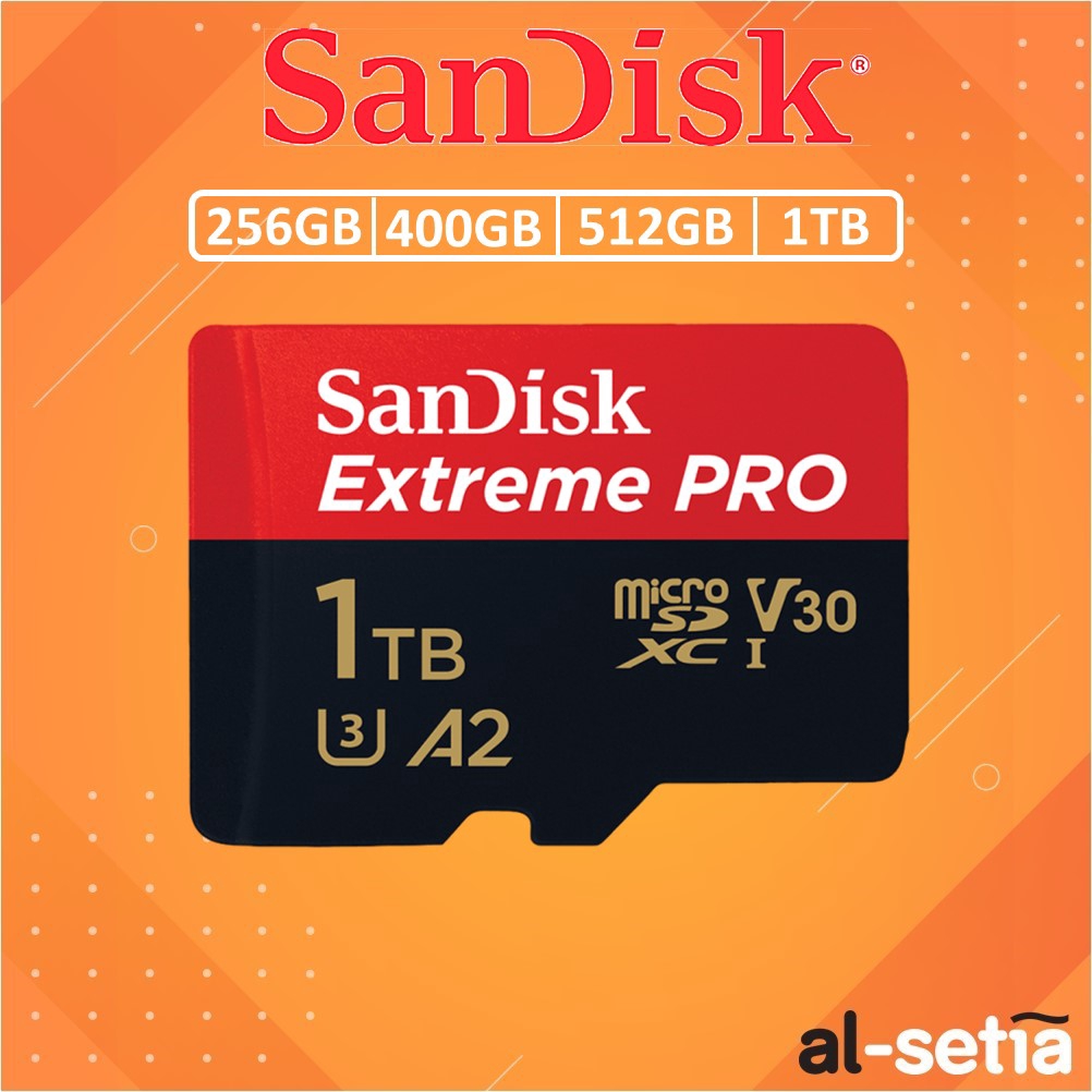 SanDisk Extreme Pro Micro SD Memory Card 256GB/400GB/512GB/1TB A2 Micro