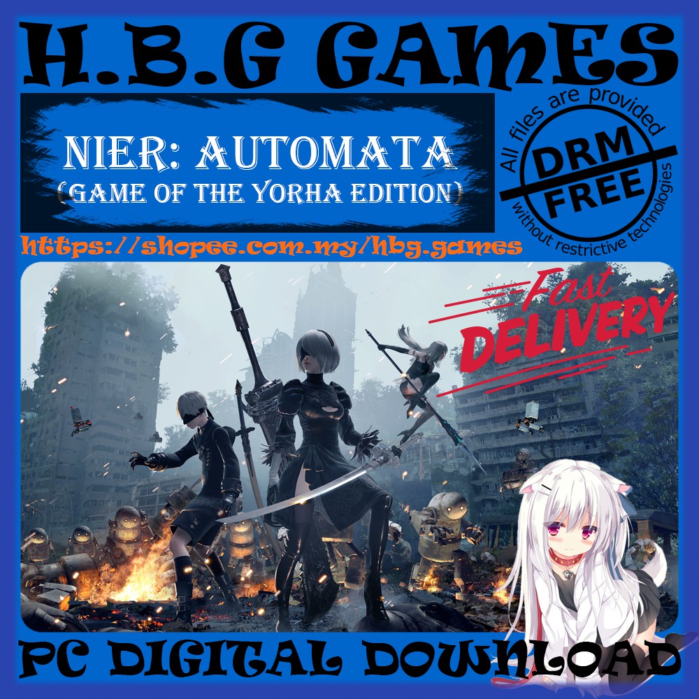 Nier Automata Game Of The Yorha Edition Pc Digital Download Offline Drm Free Bonus Shopee Malaysia