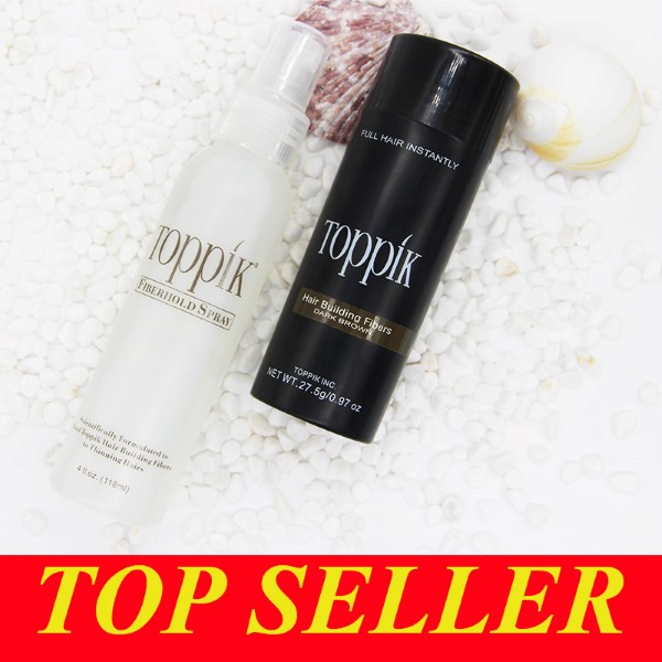 Toppik Hair Building Fibers() + Toppik Fibershold Spray Mist(118ml) |  Shopee Malaysia