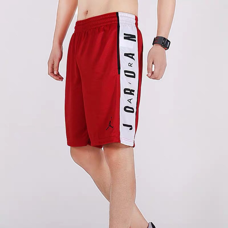 red jordan shorts