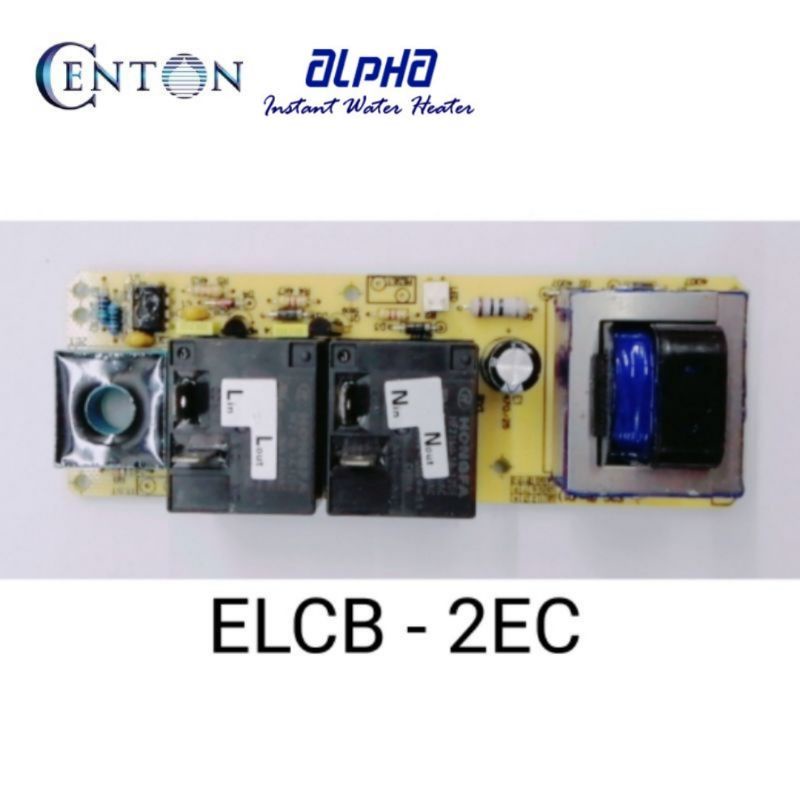 [GENUINE PARTS] Alpha ELCB E2C board for water heater Alpha Centon EELS