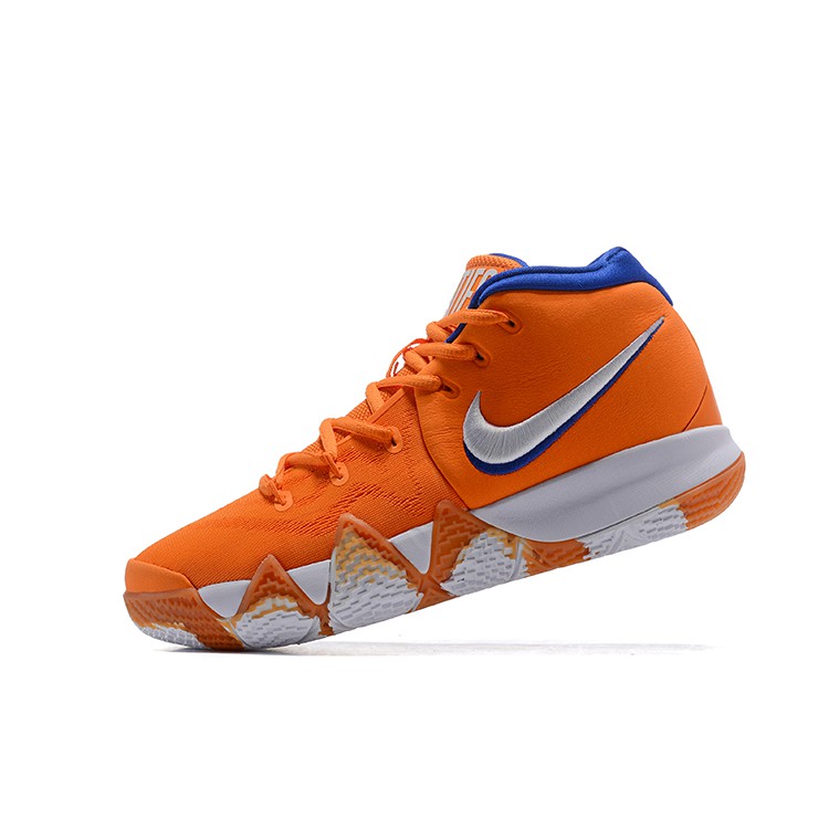 bright orange basketball shoes