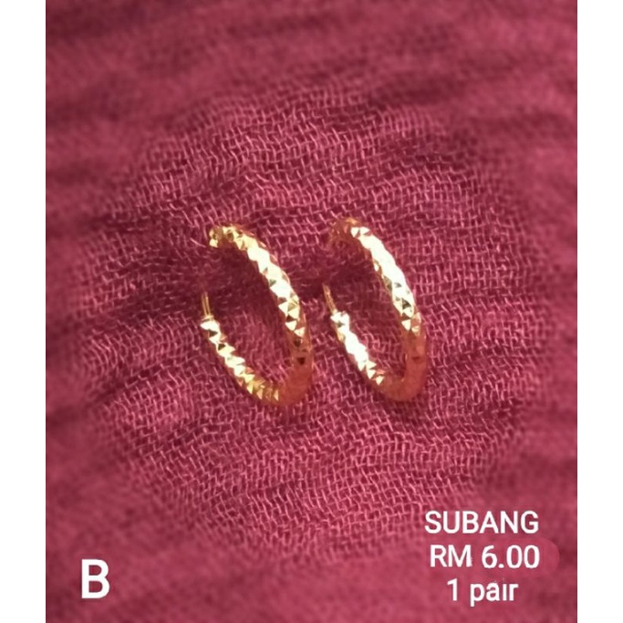 EARRING KOREAN GOLD / SUBANG EMAS KOREA