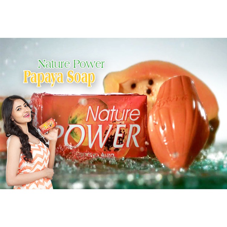 Nature Power Papaya Aura Soap 125g Readystock Shopee Malaysia