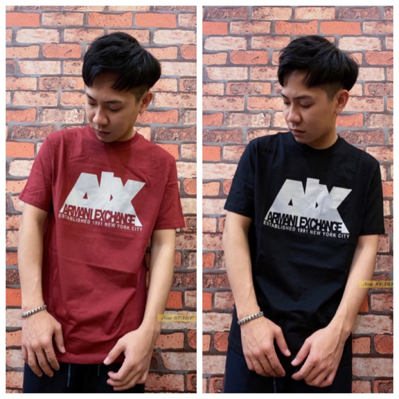 armani exchange reflective t shirt