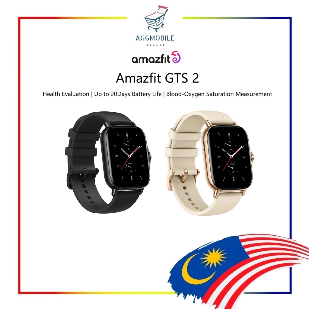 [Ship Same Day] Amazfit GTS 2 | GTS 2E | GTS 2 Mini | GTS Fitness Smartwatch - 1 Year Warranty