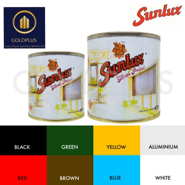 Sunlux Gloss Paint Glossy  Wood Or Metal Paint Cat  Kayu  