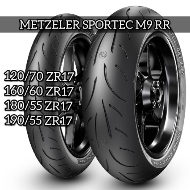 Tyre Metzeler Sportec M9 Rr 1 70zr17 160 60zr17 180 55zr17 190 55zr17 0 55zr17 Shopee Malaysia