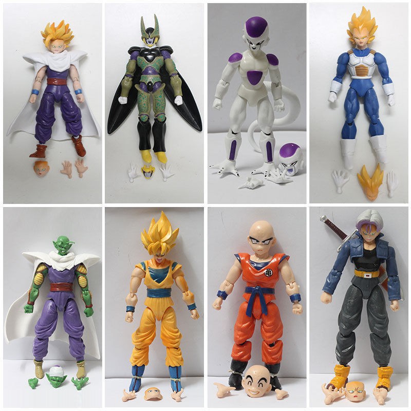 Readystock 8x Dragonball Z Dragon Ball Dbz Goku Piccolo Vegeta Trunks Action Figure Toy Set Shopee Malaysia